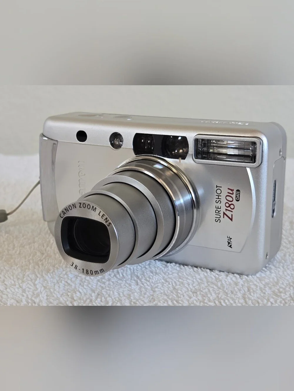 Canon Sure Shot Z180u Date 35mm Compact Film Camera 38-180mm Zoom *Tested*